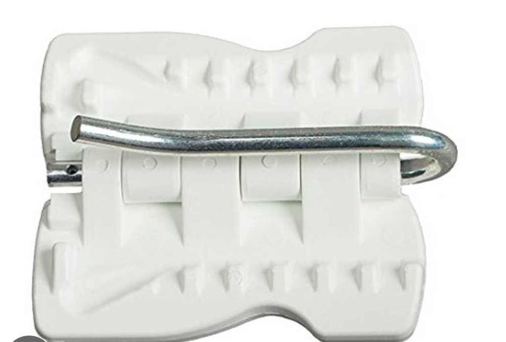 Fat Ivan Fold Up Door Chock with Magnet (White)