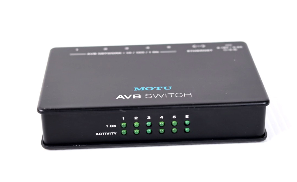 MOTU AVB Switch Five-Port AVB Ethernet Switch w86