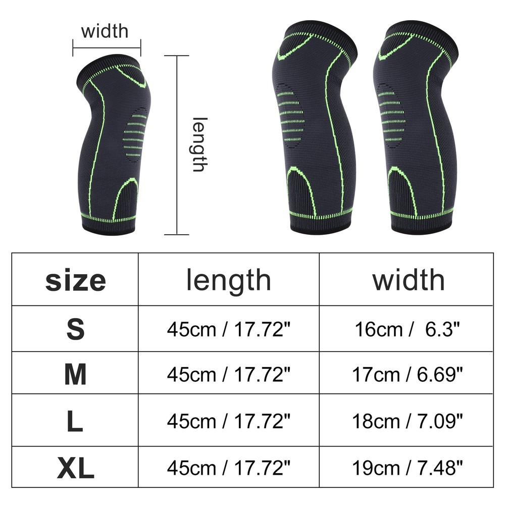 Fluorescent Lines Knee Pads Small Gray Black 1 Pc