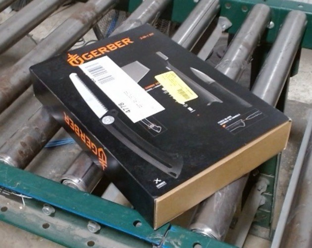 Gerber 3-in-1 Axe Knife & Saw Combo Kit – Gator Grip Handle Camping Tool Set NEW