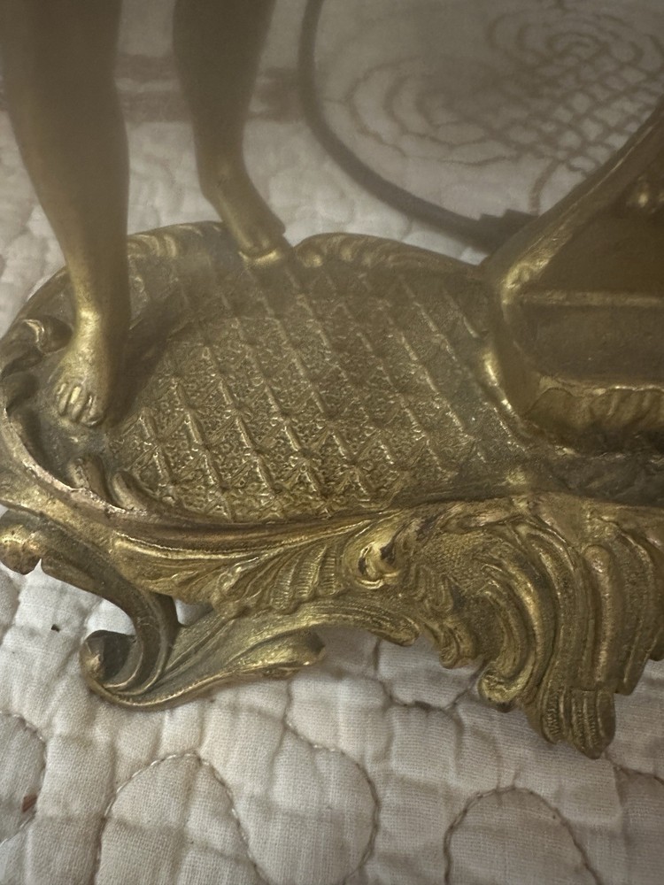 gilt bronze clock