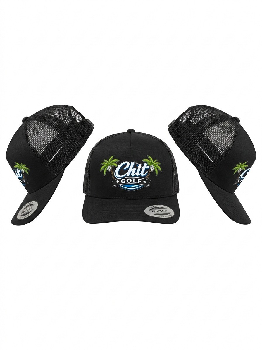 Chit Golf Miami Snow Trucker Hat