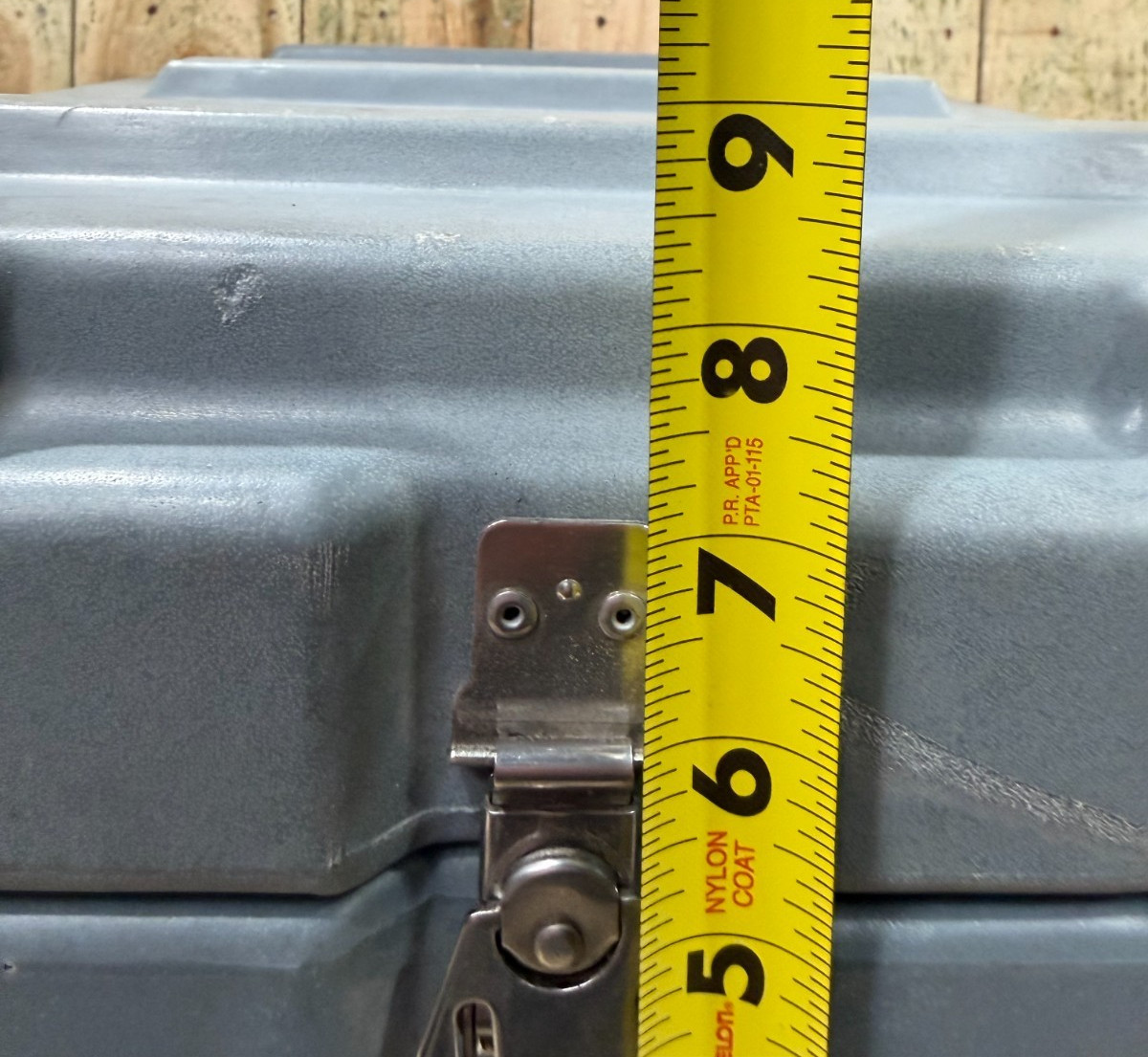 Pelican Hardigg Case 19x15x9" Grey Waterproof Storage Footlocker