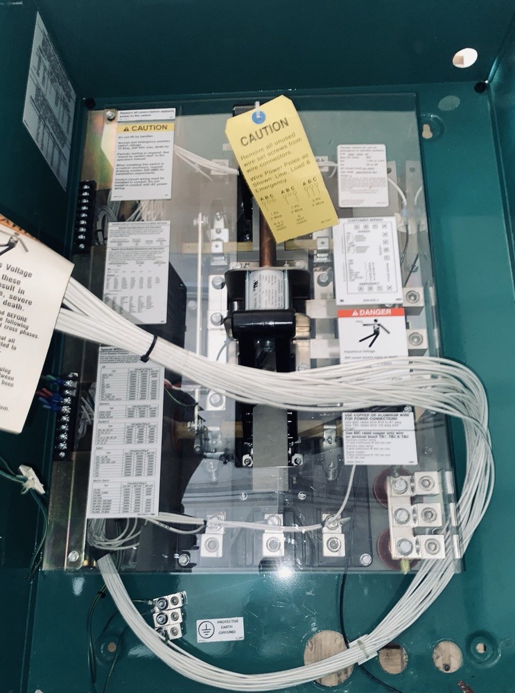 150 Amps Cummins Automatic Transfer Switch 1 Or 3 Ph 208V 3 Pole OTECB - 1616357