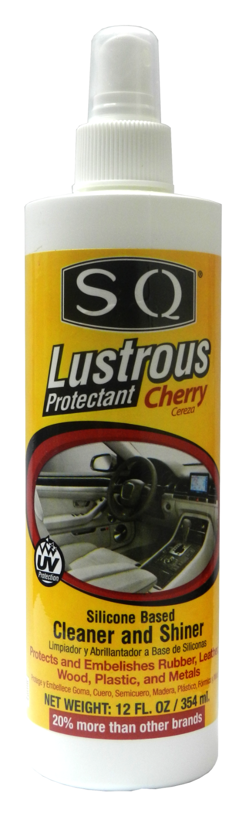 Tire Shine gallon (128 Oz) and 12 Oz SQ Lustrous interior protectant and shiner