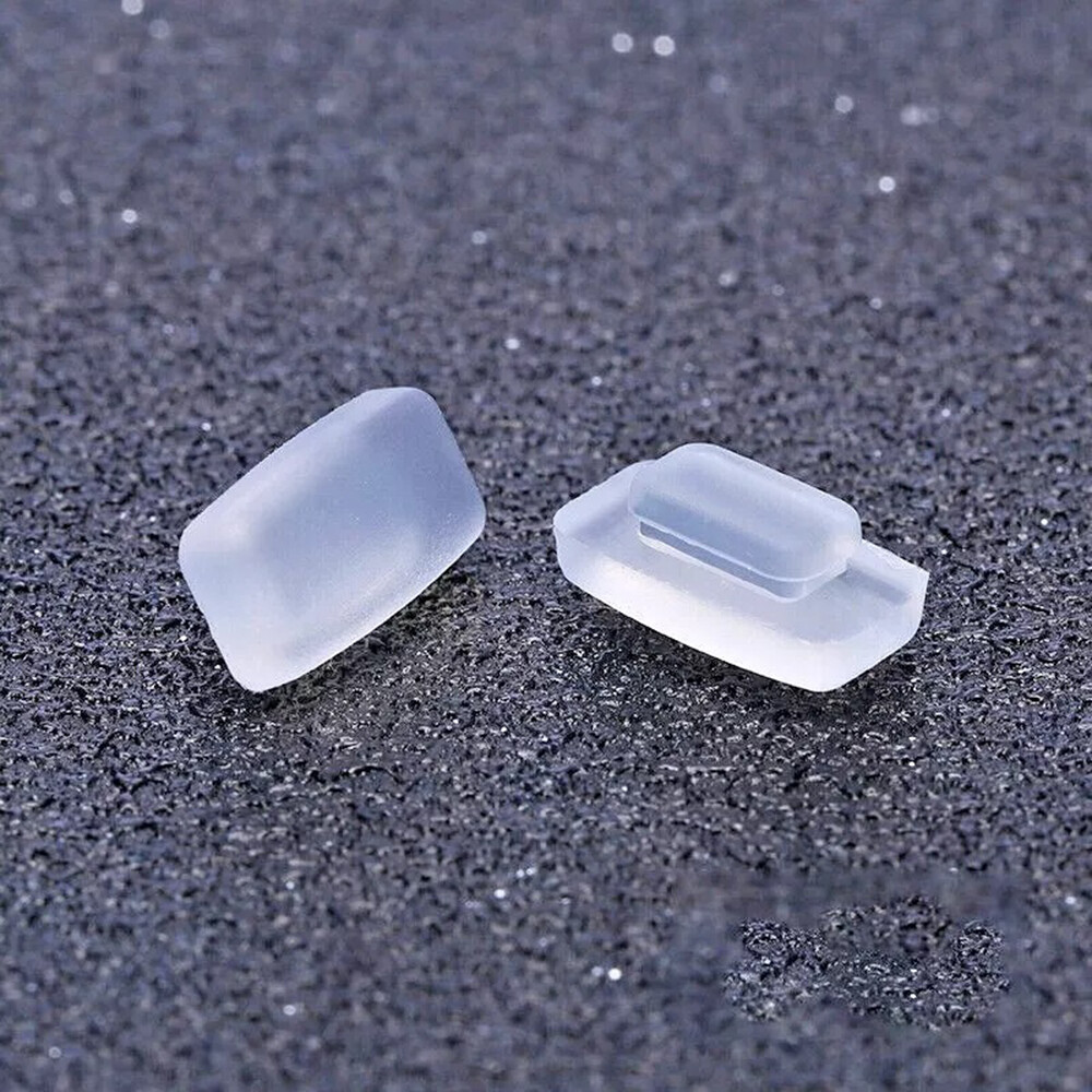 Eyeglass Nose Pads , 2 Pairs Nose Pieces Replacement Square Rectangle Push US