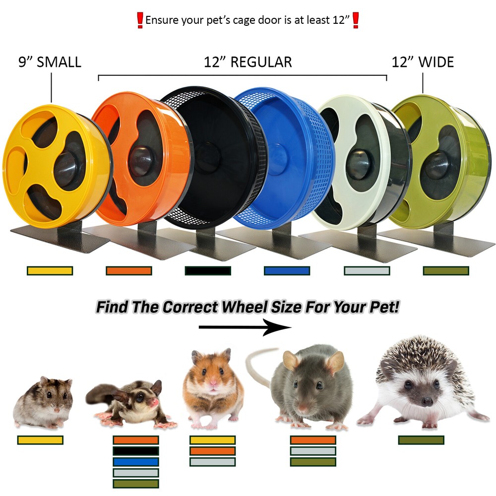 Silent Runner Pro Blue - Durable Pet Exercise Wheel with Stand