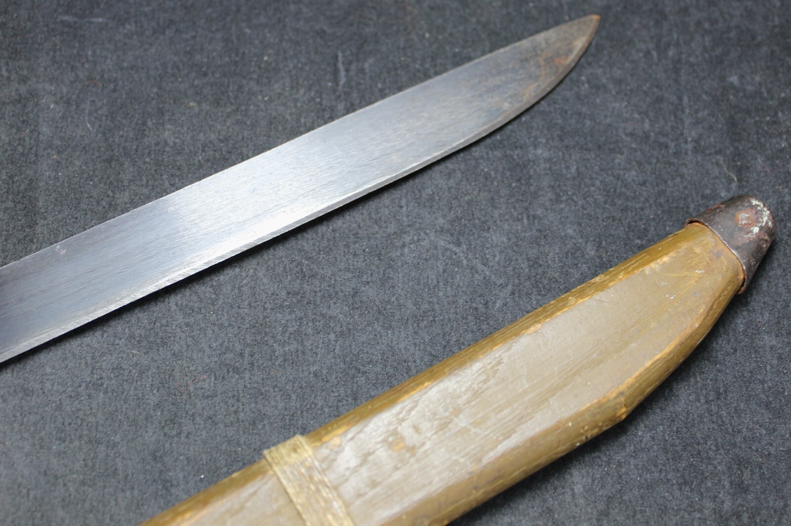 WW2 Japanese Arisaka Type 30 Bayonet Mod. 1897 - Straight Quillon Square Pommel