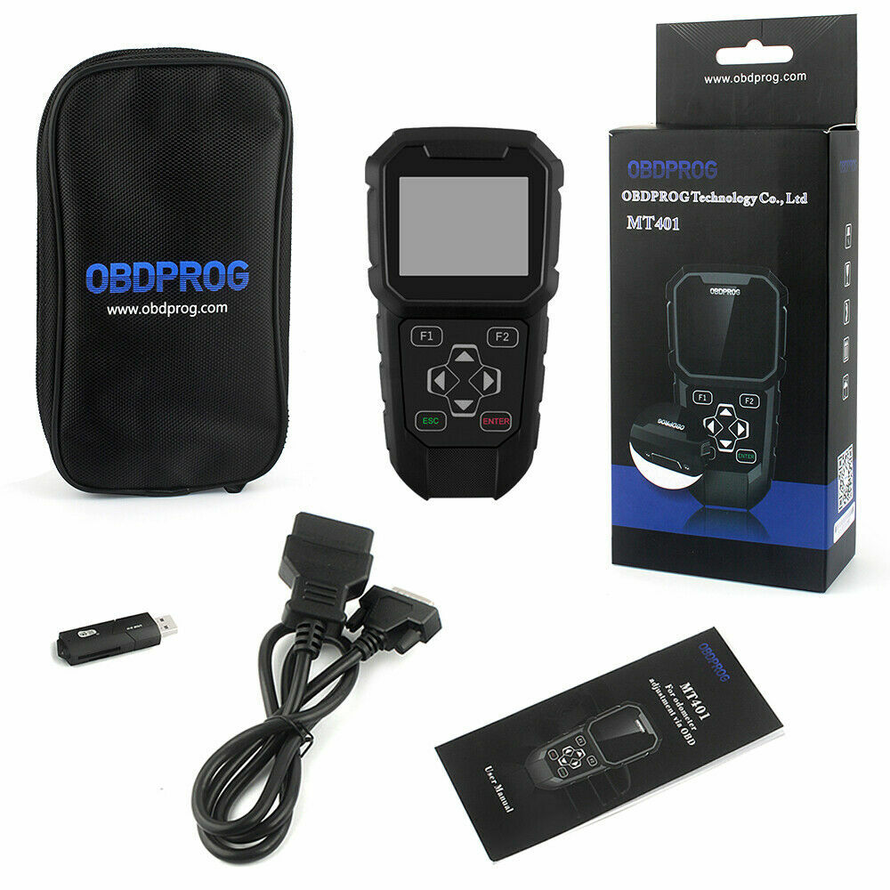 OBDPROG MT401 Cluster Mileage Odometer Correction Car OBD2 Scanner Code Reader
