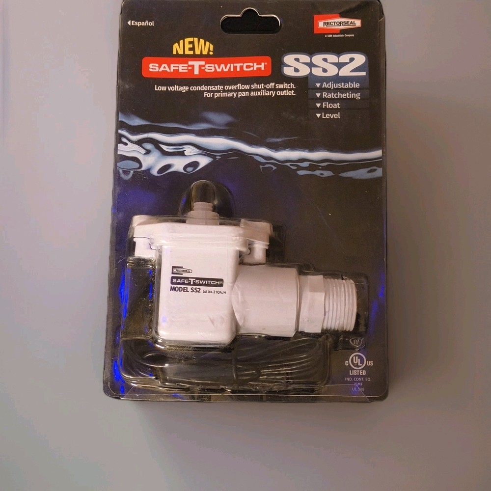 RectorSeal Safe-T-Switch SS2 Low Voltage Overflow Shut-Off Switch 3/4" Universal