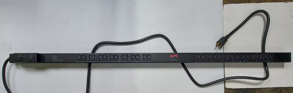 APC AP7541 PDU Basic Zero U 30A 200/208V 4.99kVA Zero U Rack-