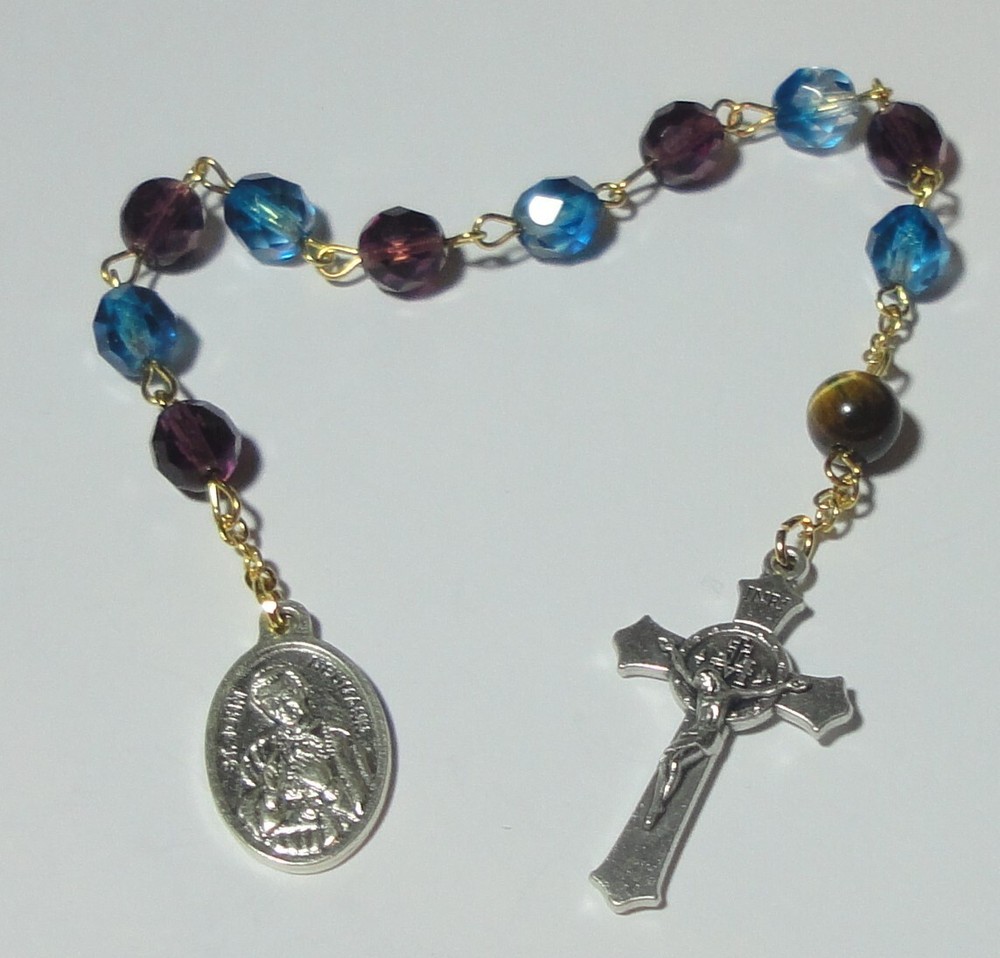Handmade in USA St John Neumann Single Decade Rosary