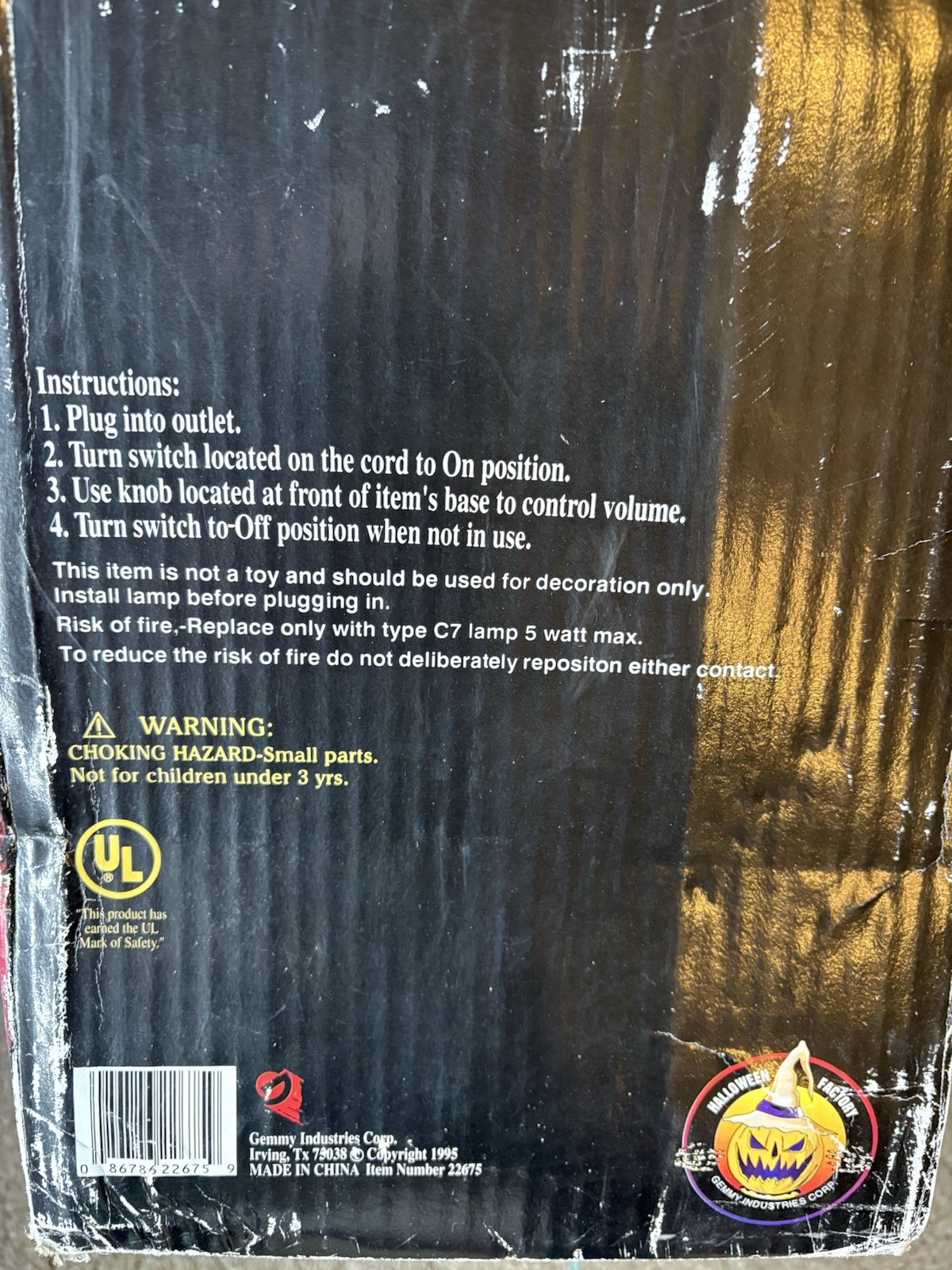 Gemmy Halloween Large Fortune Teller Witch Animated Electric Talks Hands Move26"