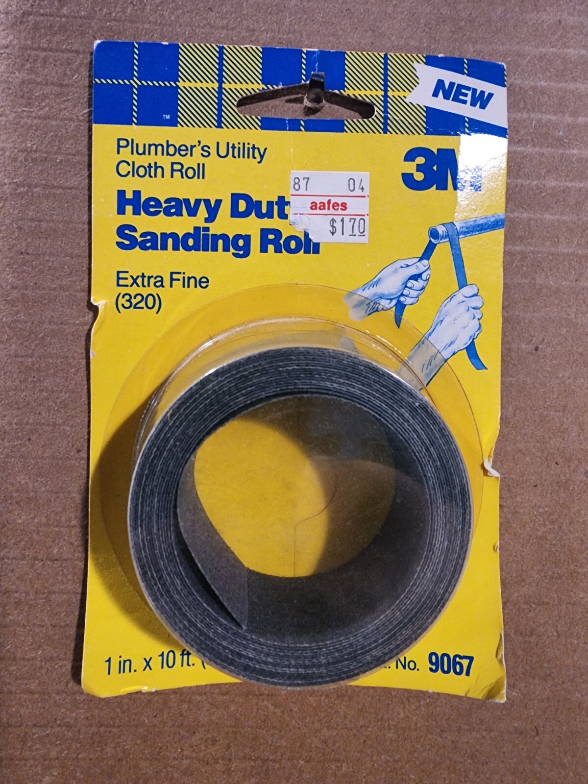 3M Plumber's Utility Cloth Heavy Duty Sanding roll Extra Fine (320) 1in x 10ft