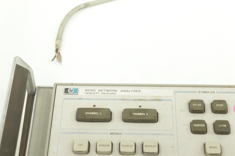 HP Agilent 8510C Network Analyzer Front Panel 85102-60029 Interface