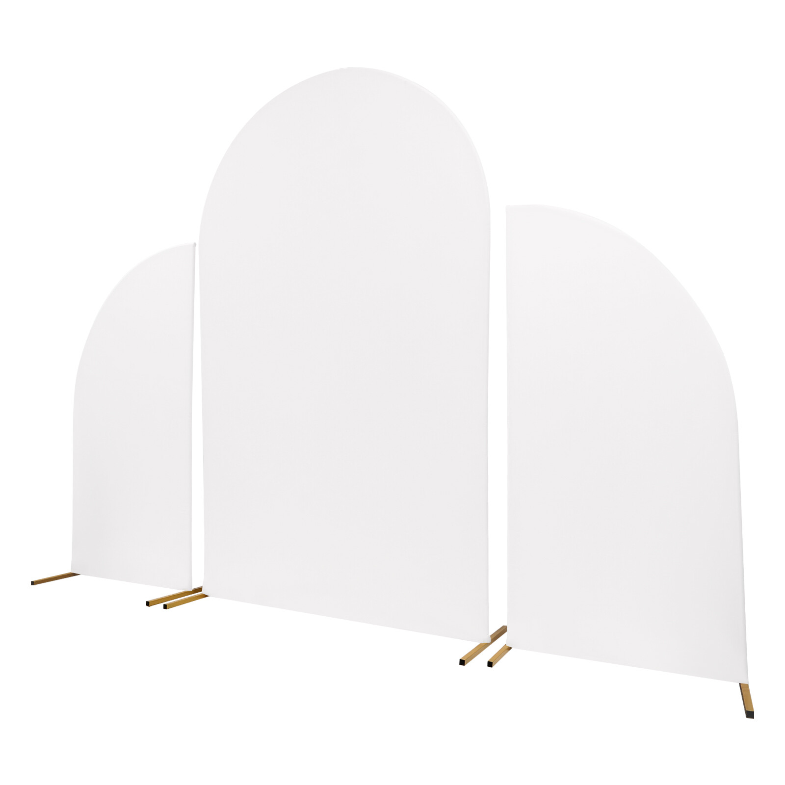 Metal Wedding Stand Backdrop Rack DIY Party Arch Flower Holder with Fabric Cover