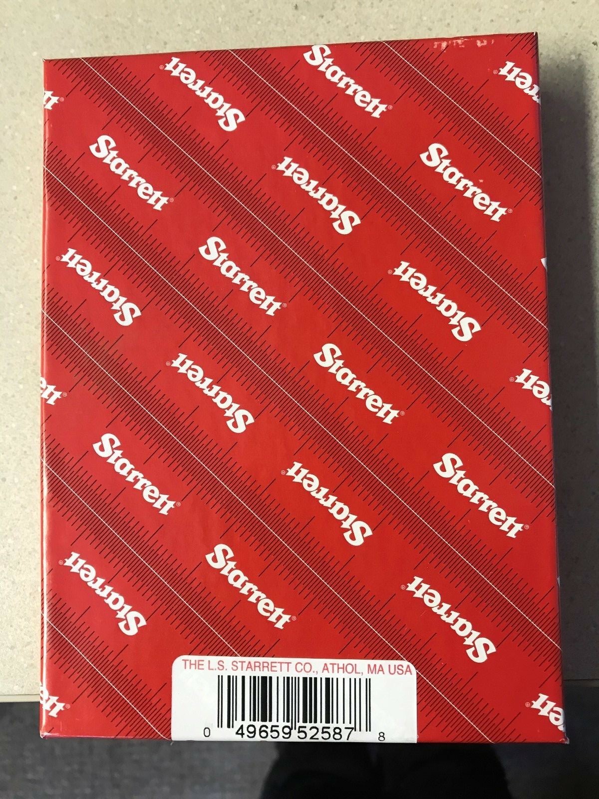 STARRETT 8PC DRIVE PIN PUNCH SET IN CASE #S565PC #52587