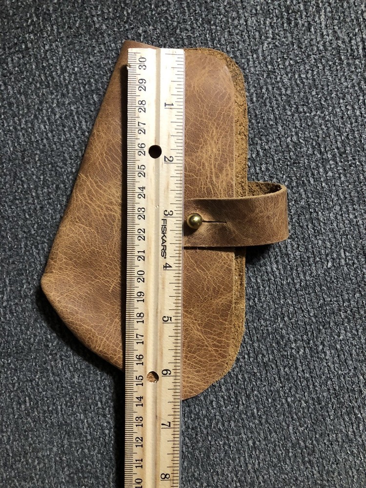 genuine Leather handcrafted muzzleloader Lock Cover