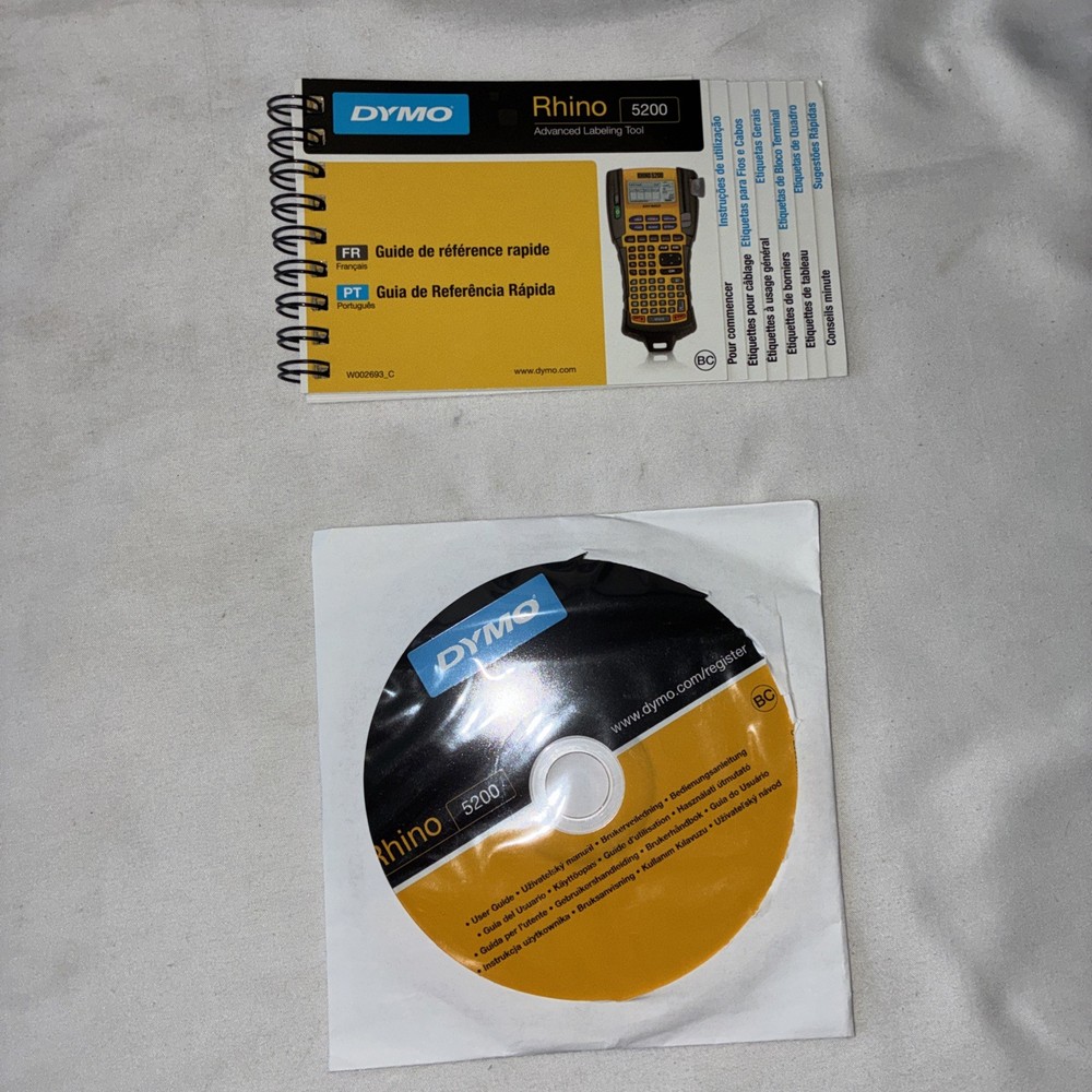 DYMO RHINO 5200 LABLE MAKER W/ACCESSORIES