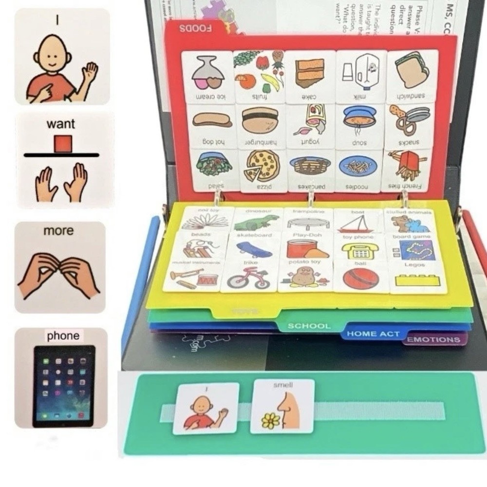 NEW Visual Communication Book for ADHD-Autism | Picture Exchange Learning Tool