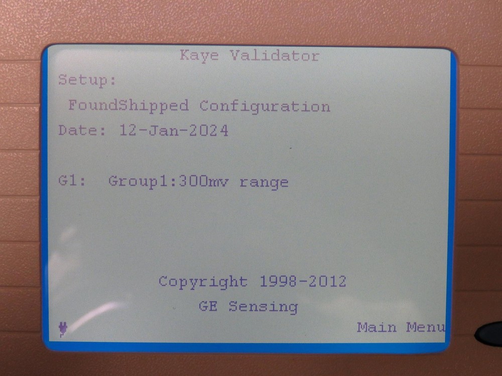 GE KAYE VALIDATOR X2000 U w/ 3 SIM - SENSOR INPUT MODULES 3.62 Firmware 2024 CAL