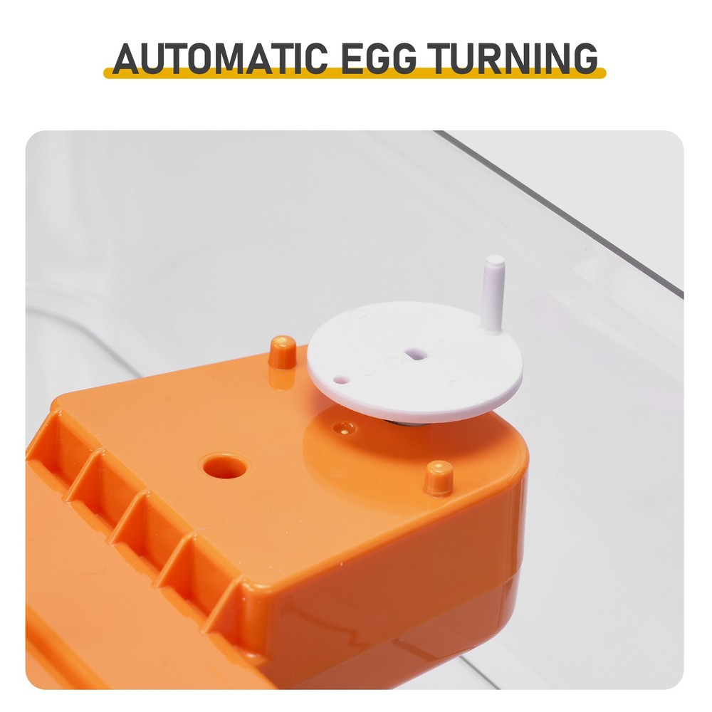 56 Egg Incubator with Automatic Egg Turning and Humidity Control 360° Viewing