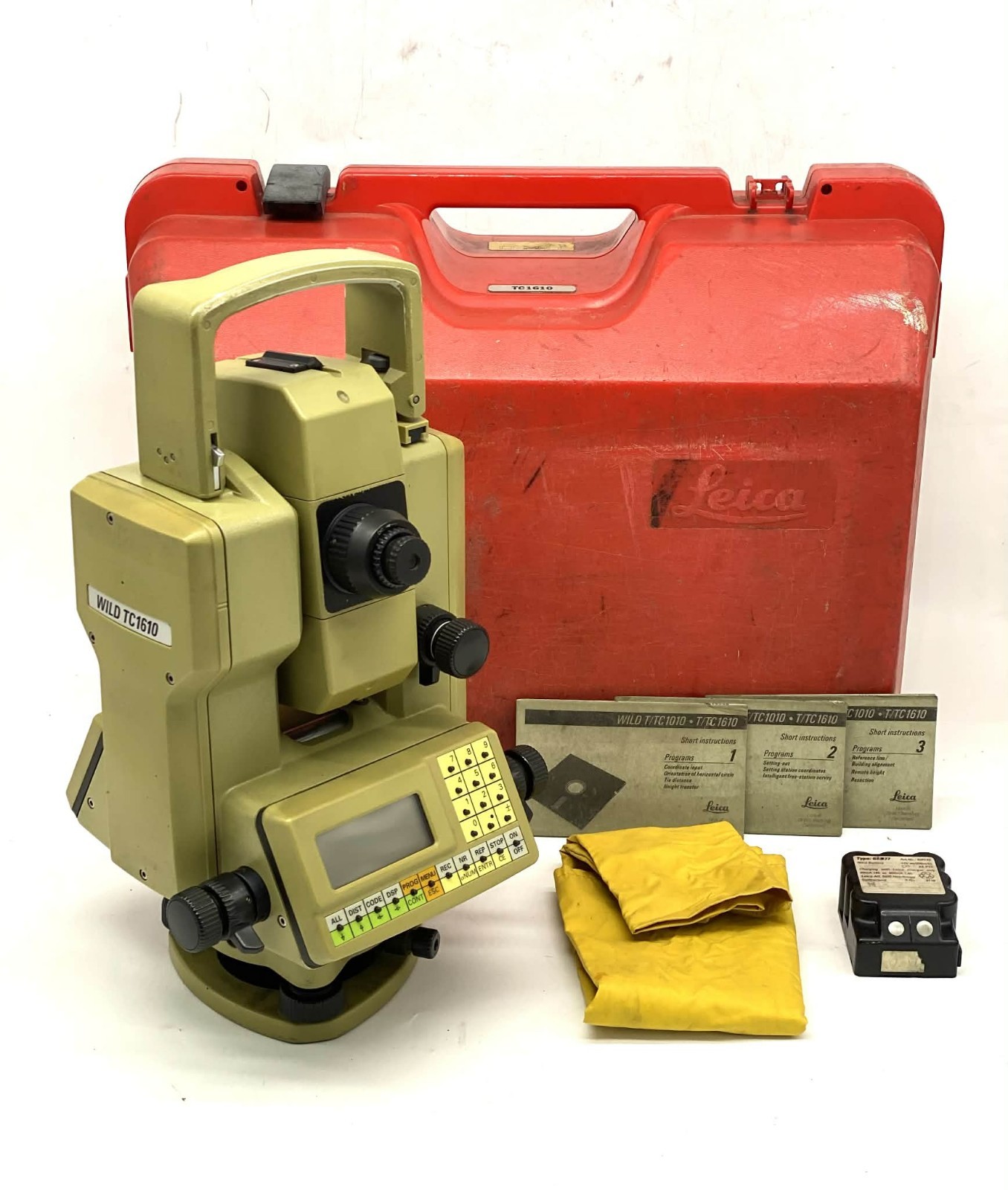 1PCS Leica Wild TC 1610 Theodolite Tacheometer w/ Case TC1610•