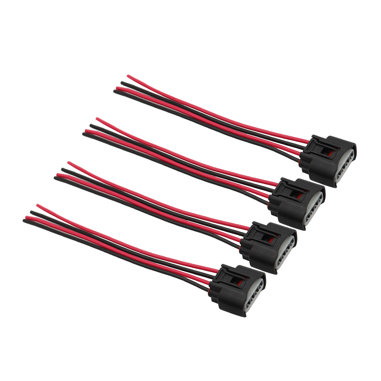 4PCS Ignition Coil Female Connector Plug Harness For 2002-2010 Toyota Camry 2.4L