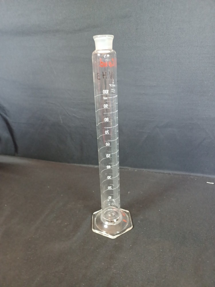 Pyrex #16 100ml Cylinder Hex Bottom No 2982
