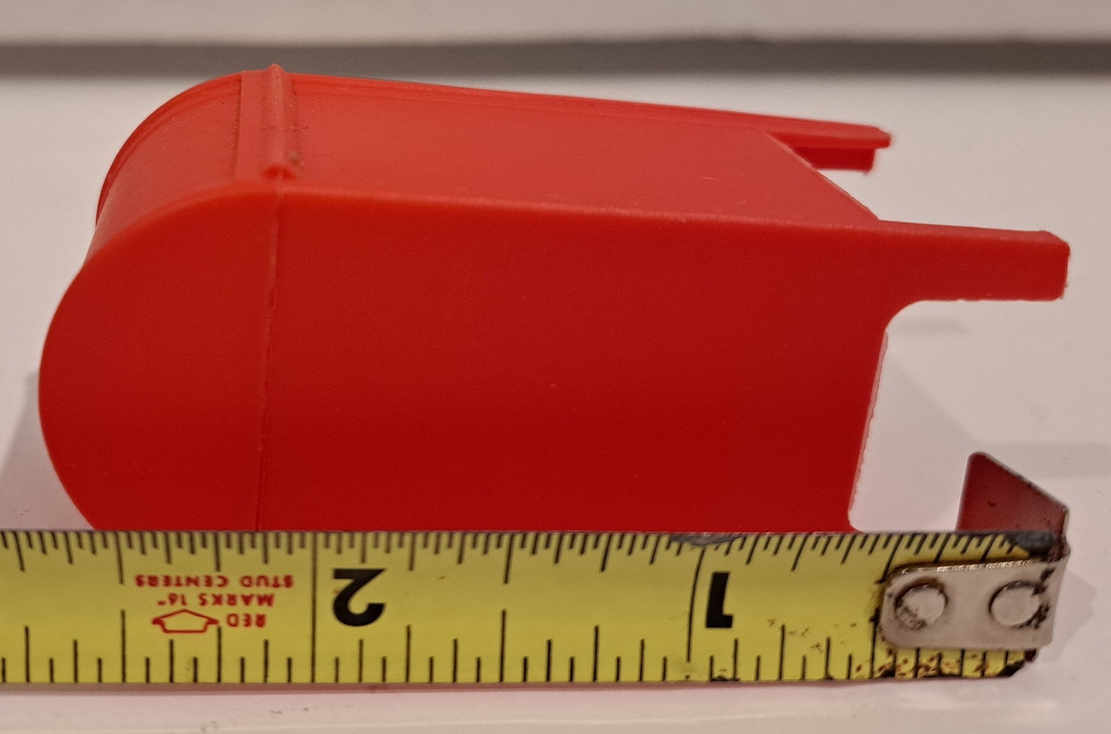 Vintage 1984 Fleer MAILBOX Candy Container 2.75” Red Plastic Flip Lid