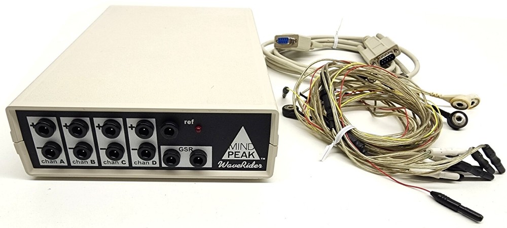 MindPeak WaveRider Pro 4-Channel Biofeedback Amplifier Neurofeedback