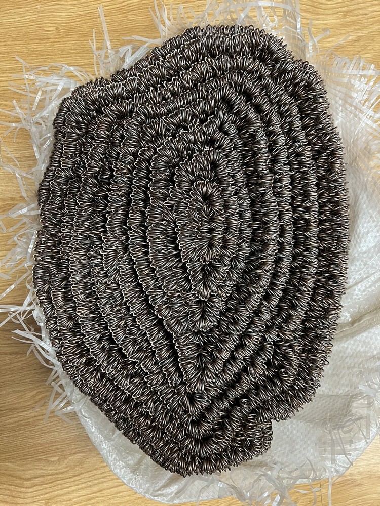 5.5" Copper Coated 18 Gauge Double Loop Wire Ties 5000/Bundle