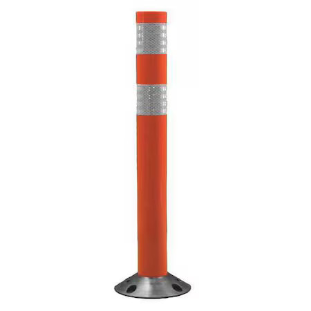 Delineator Post, Polyurethane, High-Intensity Prismatic, 36" Height, 3.5 Lb,