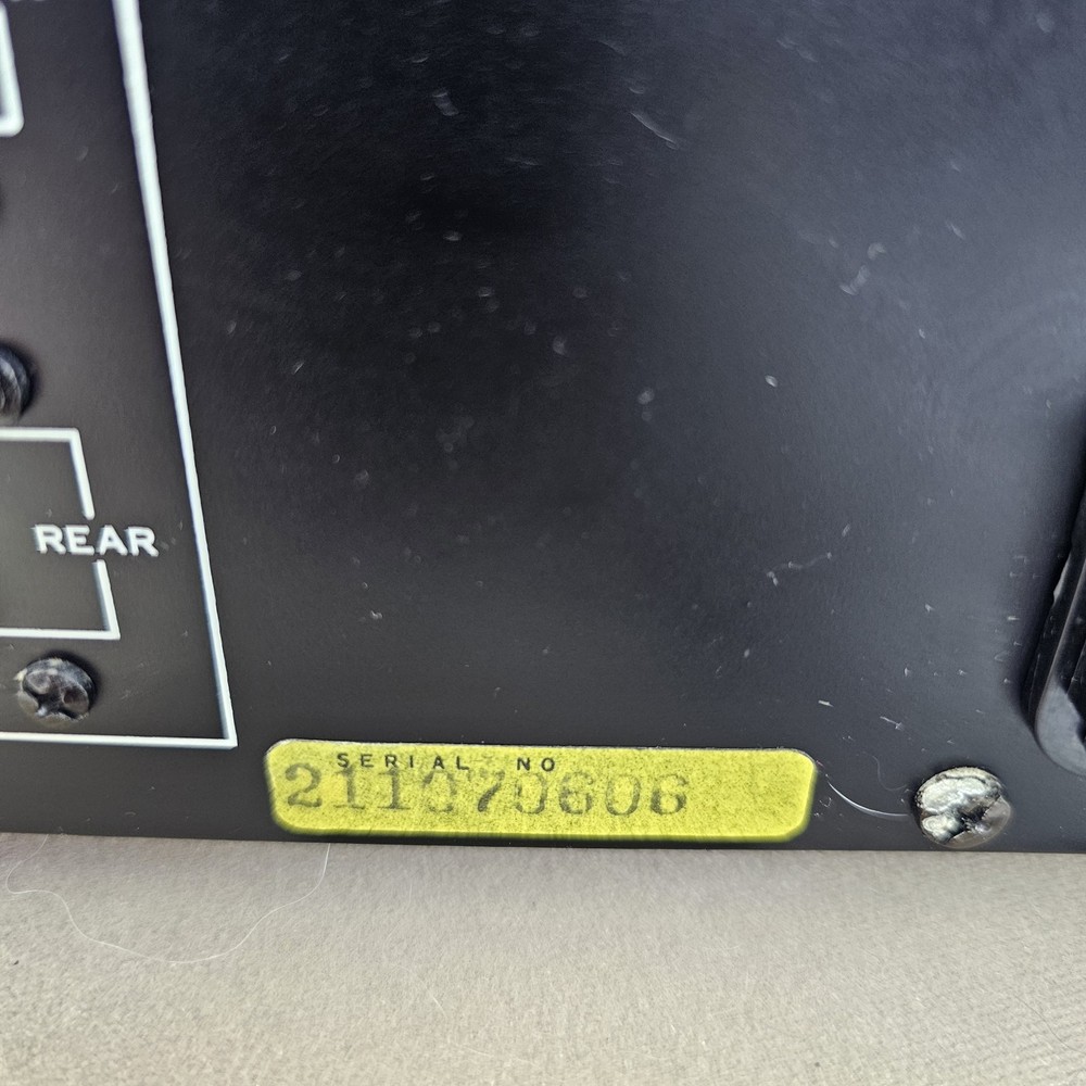 Sansui QS-1 Quadrophonic Synthesizer Decoder Working