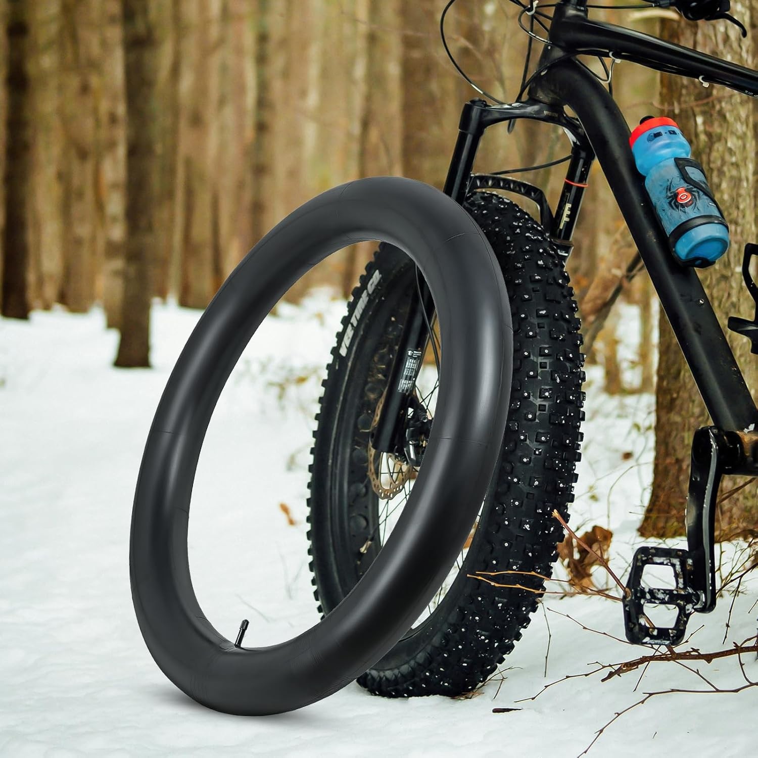 2PACK Fat Tire Ebike Tubes 20 X 4.0 Bike Inner Tube Schrader Valve 20" X 4"