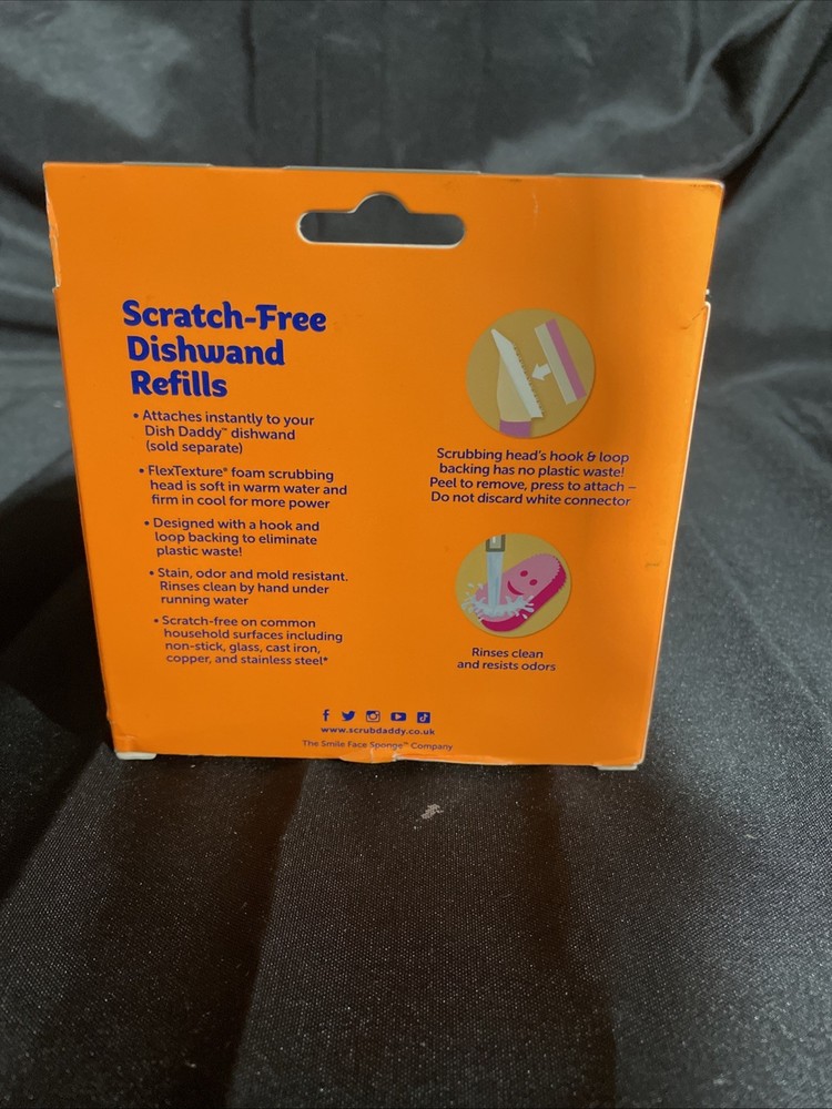 Scrubdaddy Dish Daddy Dishwand Refills Scrubbing Head
