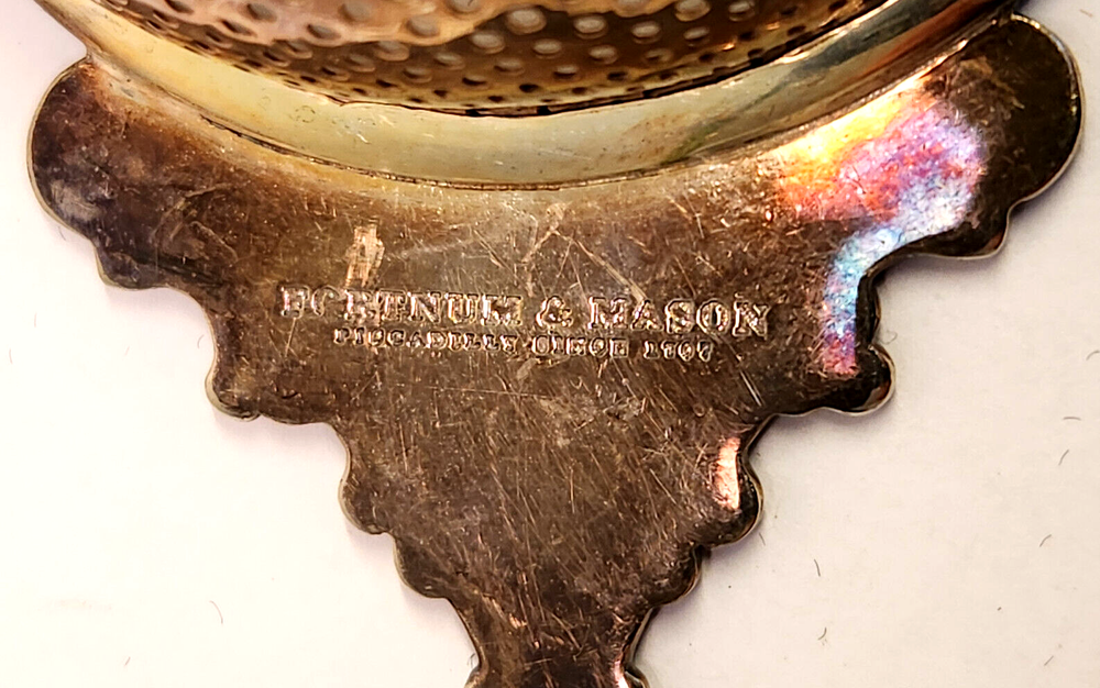 Fortnum & Mason Silver Plate Tea Strainer