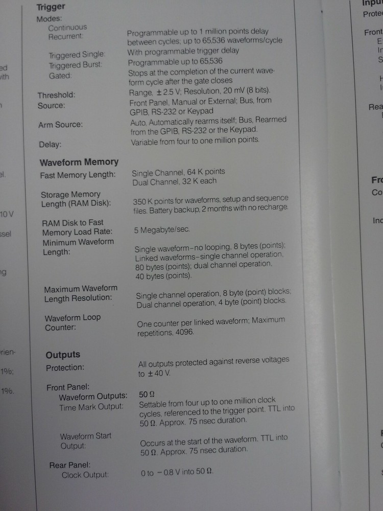 LeCROY 9112 Dual Arbitrary Function Generator TESTED! with 9100/CP Controller.