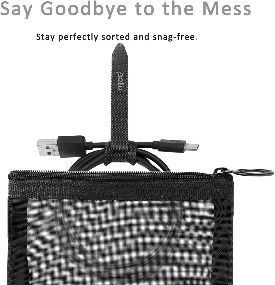 Reusable Fastening Cable Ties - 30 Pcs 3 Inch Microfiber Cloth Hook and Loop ...