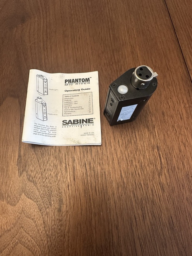 Sabine Phantom Mic Rider Plosive and proximity control