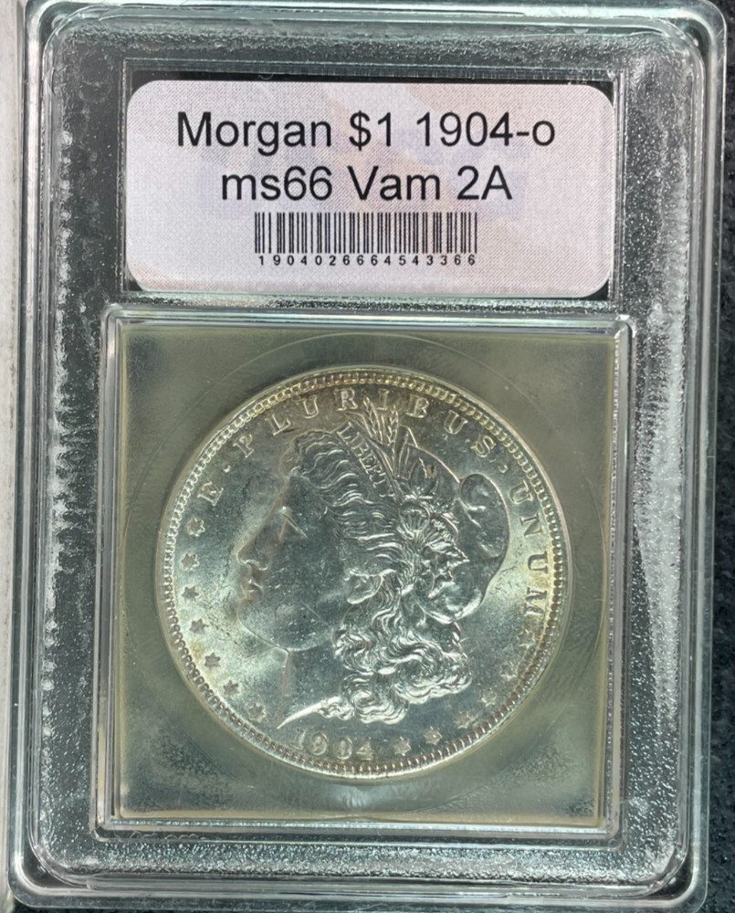 1904-O MORGAN SILVER DOLLAR ~BU ~NICE COIN~REF#USC