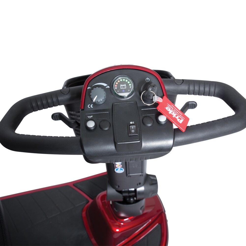 Pride Mobility Victory 9 4-Wheel Scooter, Candy Apple Red