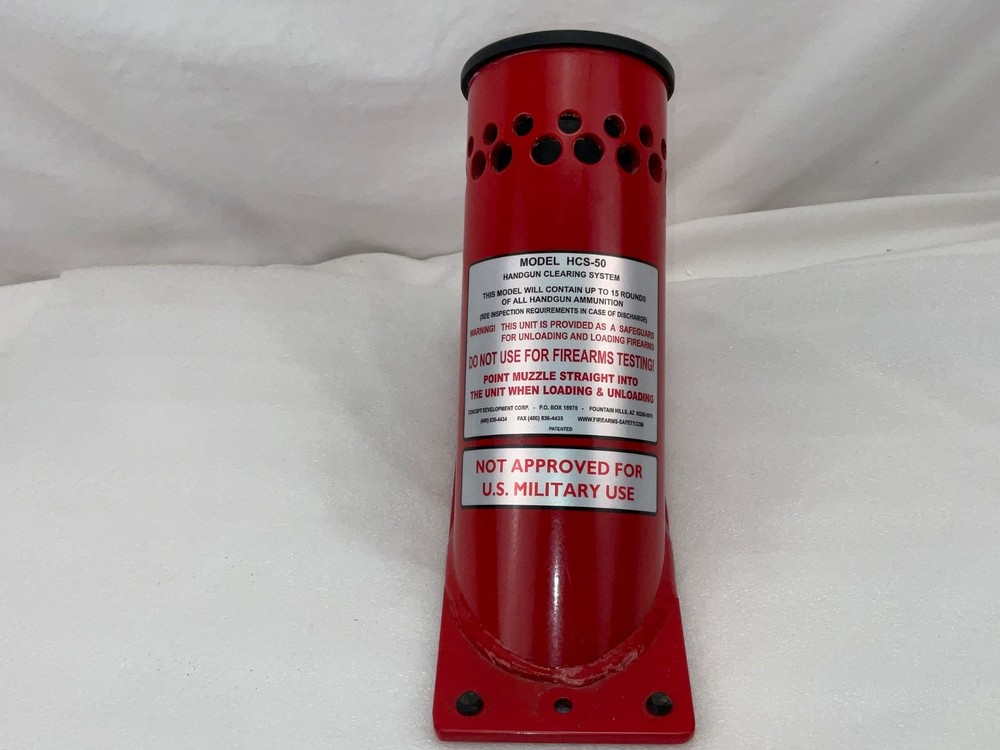 Concept Development HCR-50 Handgun Clearing System with Desk Mount Base