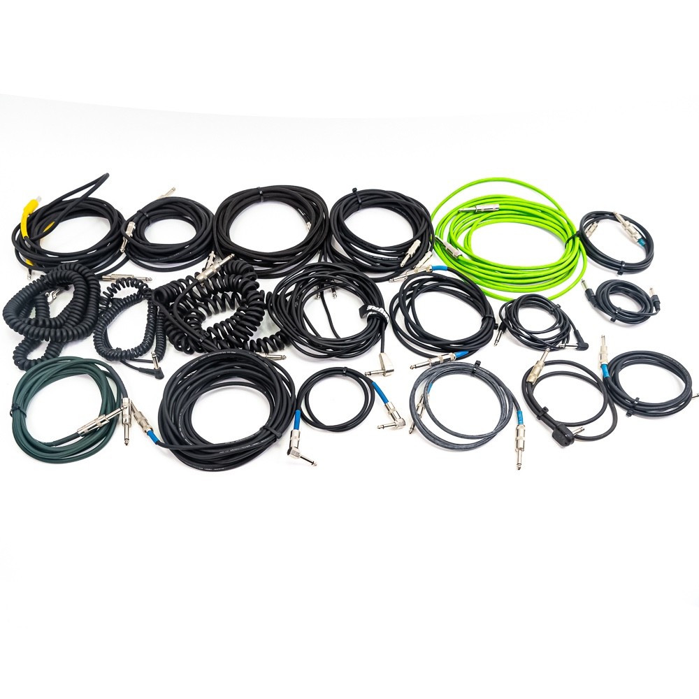 20-Pack Mix & Match Patch Cable Bundle – 1/4" TS, Longer Lengths