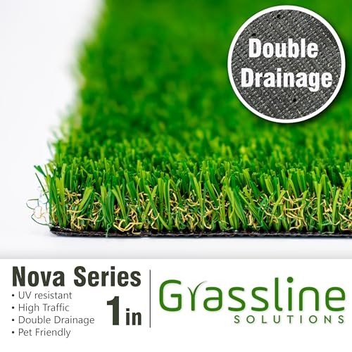 Artificial Grass Strip 4" x25' for Indoor/Outdoor Use-Realistic, 1" 4in x 25ft
