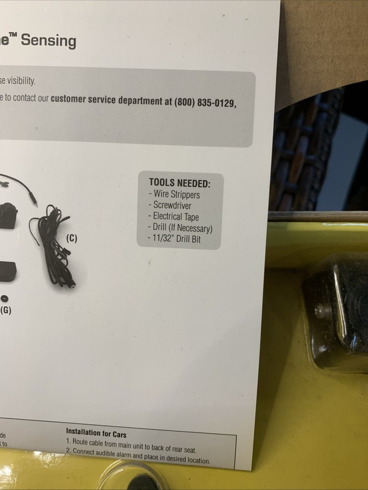 Backup Sensor Systems Detects Behind You. Important Regular $89.95