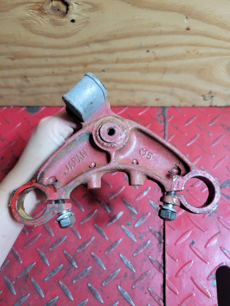 1964 Suzuki K10 80cc Lower Triple Tree Assembly