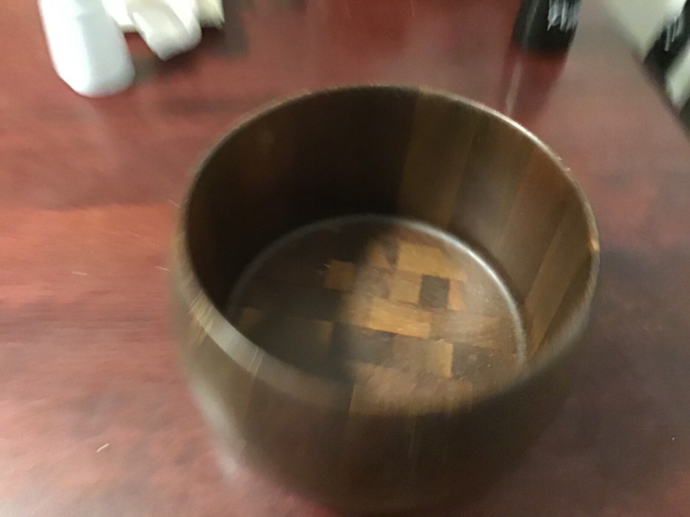 DiD ware solid american walnut bowl