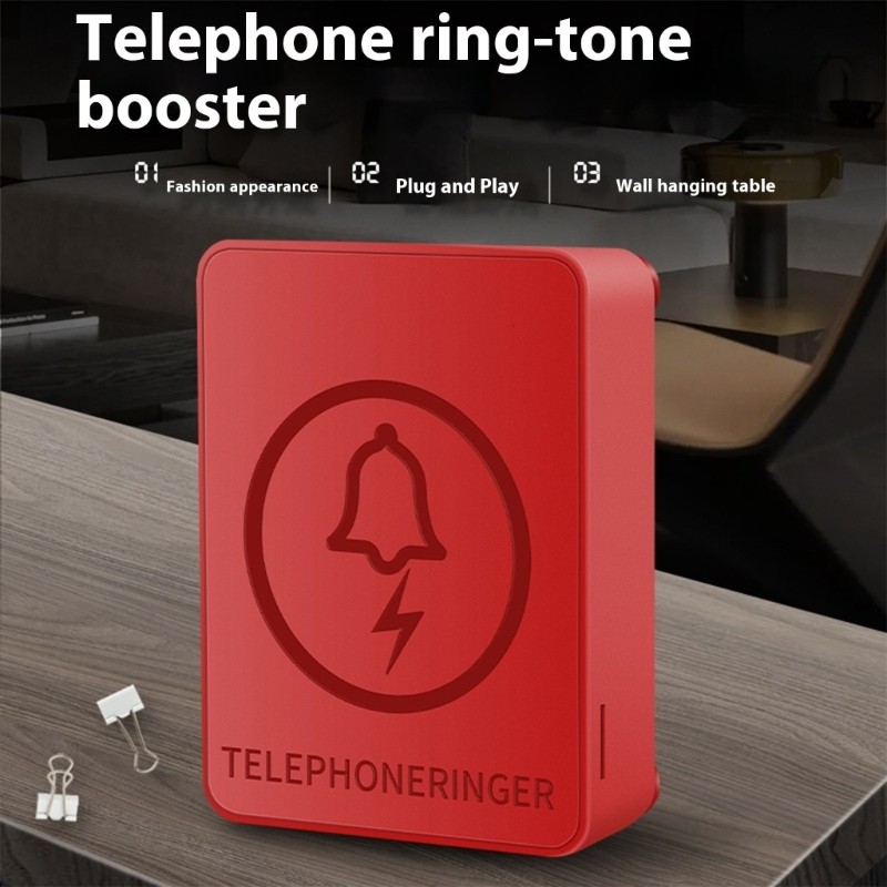 Dustproof Telephone Bells Amplifiers Synchronized Sound Visual Warning for