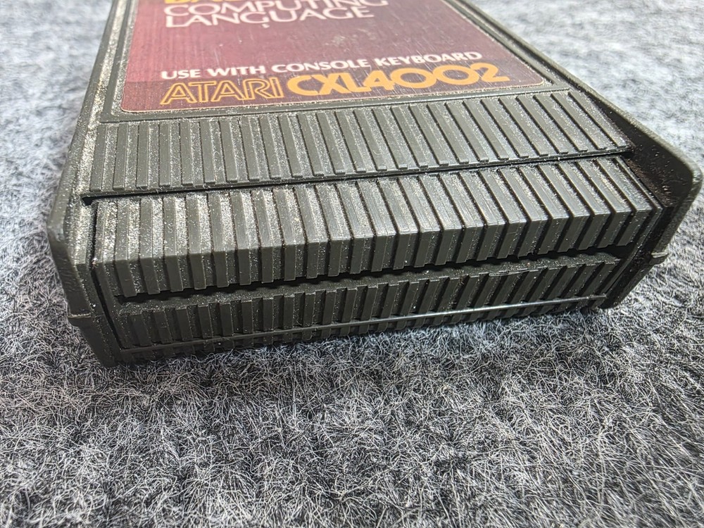 BASIC :Computing Language CXL4002 Original ATARI Computer Cartridge Untested